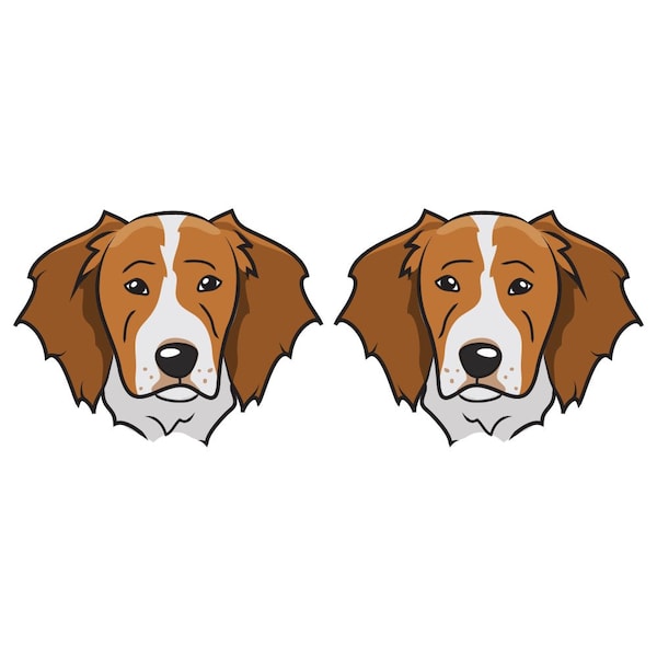 Brittany Dog Decal, Dog Lover Decor Vinyl Sticker